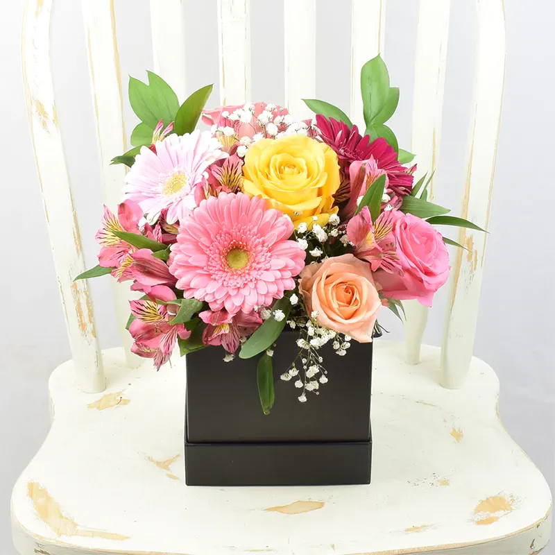 Цветы в коробке Робкая надежда