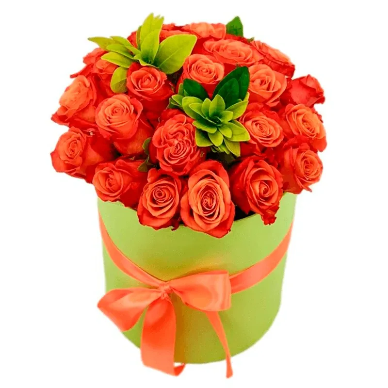 Цветы в коробке Симфония чувств